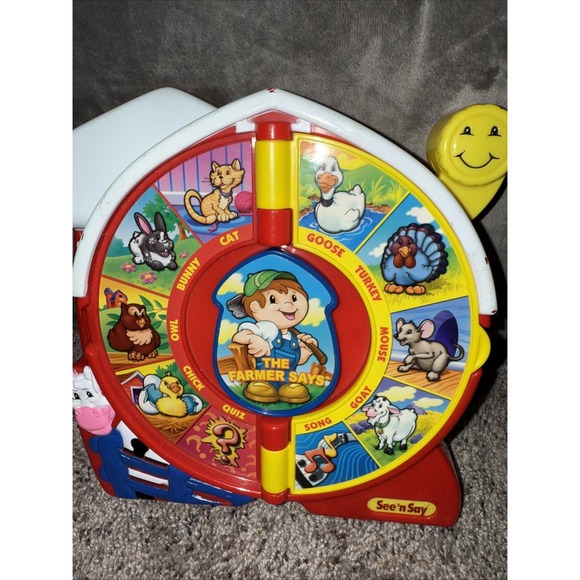 SEE 'N SAY World of Animals talking toy Mattel pets & farm 2003 spinner - Picture 7 of 7